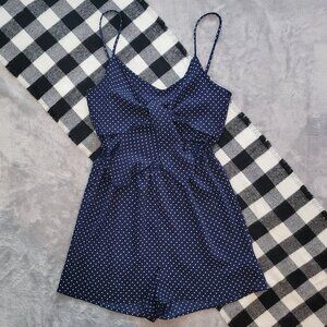 M | The Vintage Shop | Open-Flow Polka Dot Romper